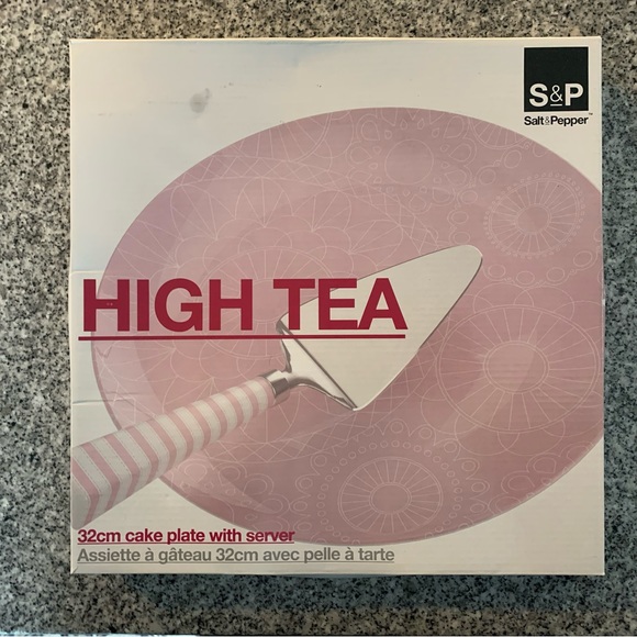 Salt and Pepper Serving Plate and Server - Picture 3 of 3